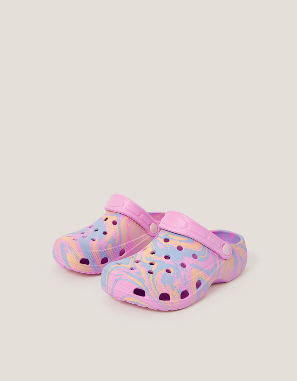 Rainbow Marble Clogs, Multi (MULTI), large