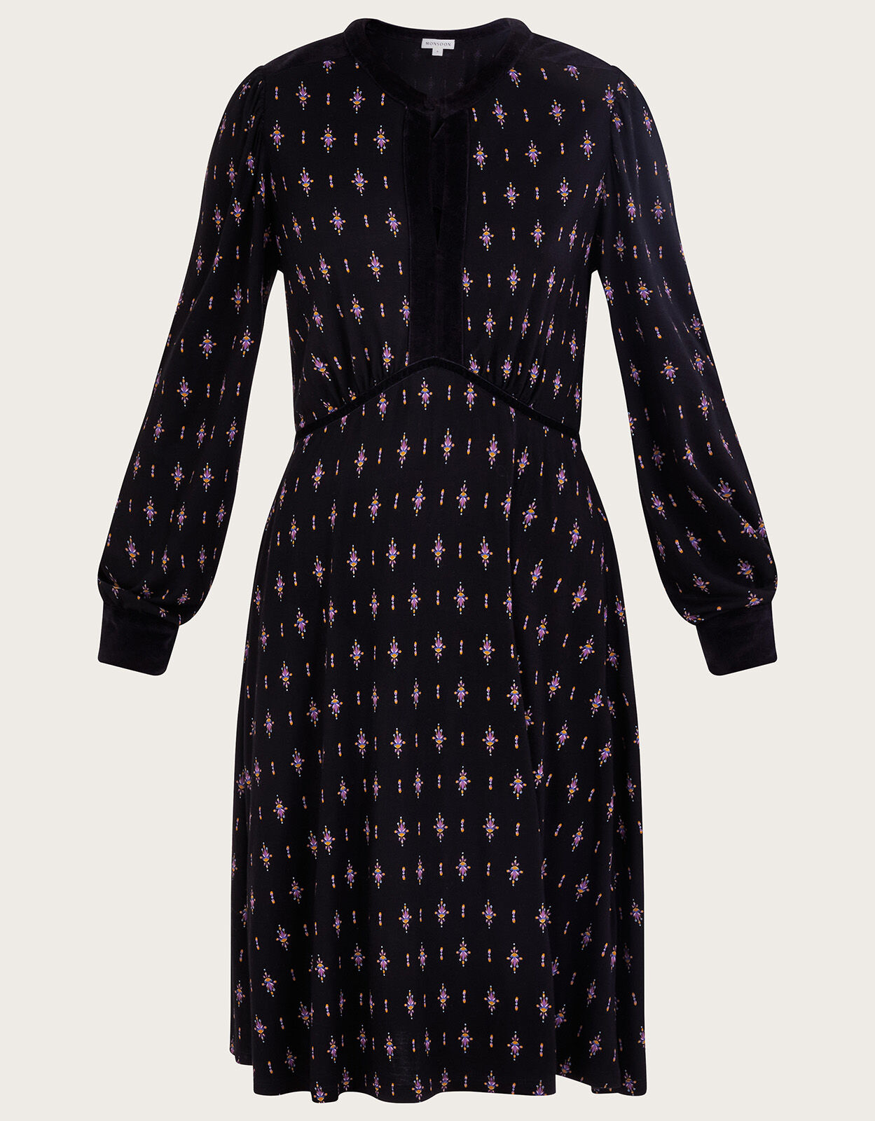 Black geometric dress hot sale
