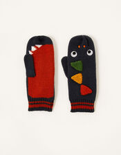 Danny 3D Dinosaur Mittens, Multi (MULTI), large