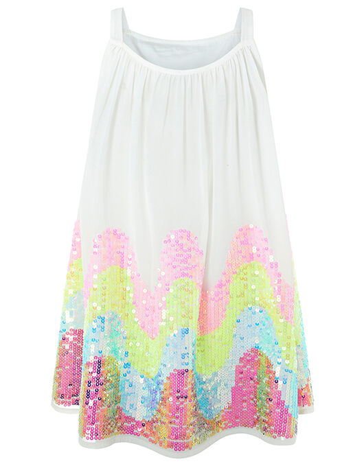 Monsoon rainbow sequin dress store