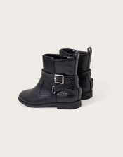 Una Strap Boots, Black (BLACK), large