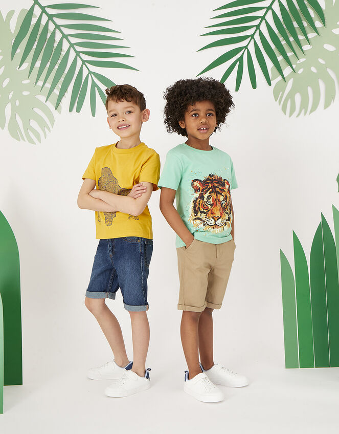 Tiger T-Shirt WWF-UK Collaboration, Green (GREEN), large