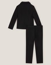 4-Piece Luca Tuxedo with Bow Tie, Black (BLACK), large