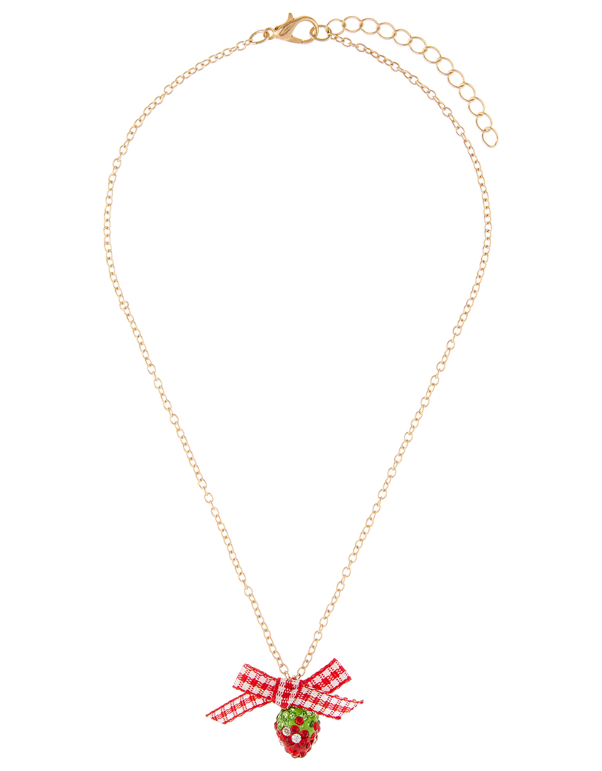 Strawberry Delight Sparkle Necklace, , large