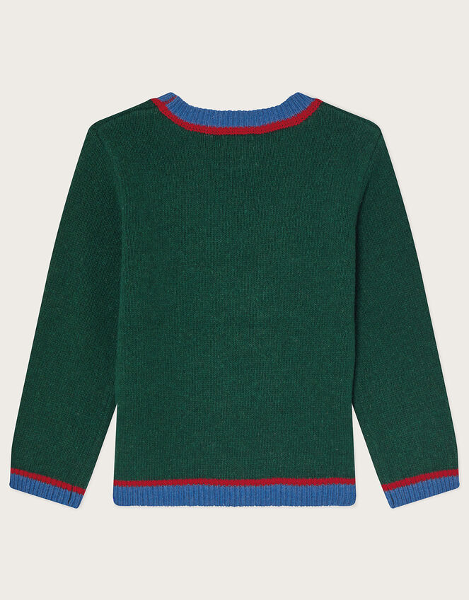 Textured Dog Jumper, Green (GREEN), large