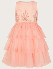 Botanical Hand Embellished Dress , Pink (PINK), large