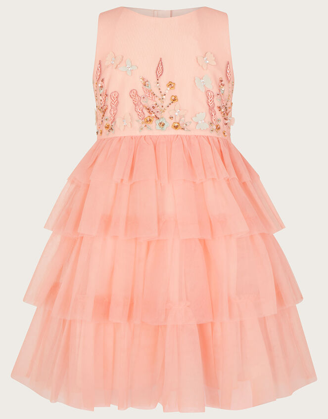 Botanical Hand Embellished Dress , Pink (PINK), large