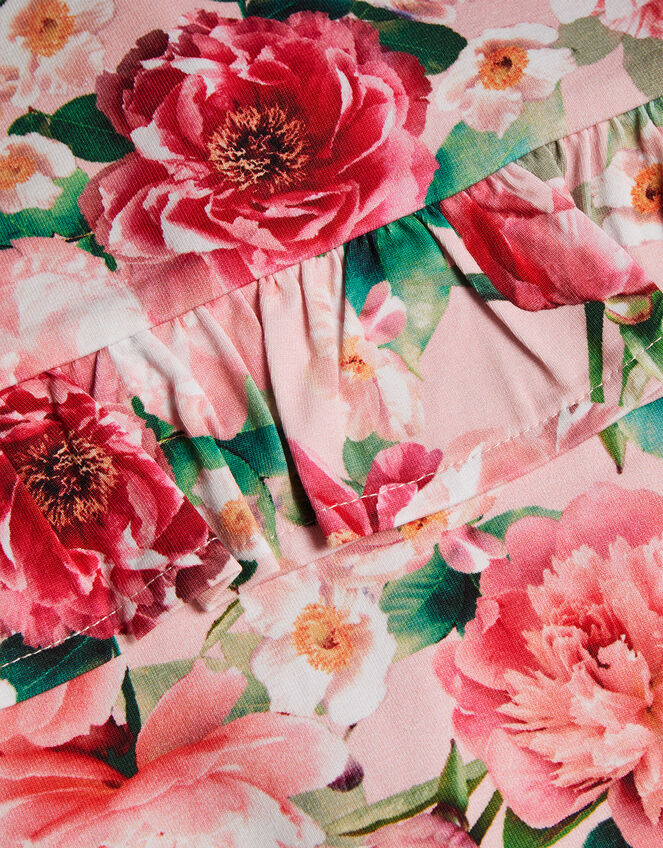 Newborn Sleepsuit Bloom Print , Pink (PINK), large