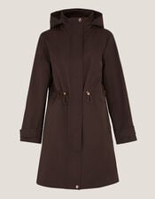 Ada Waterproof Raincoat, Brown (CHOCOLATE), large