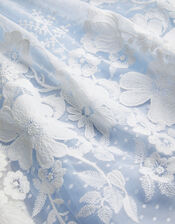 Abigail Floral Embroidered Dress, Blue (BLUE), large