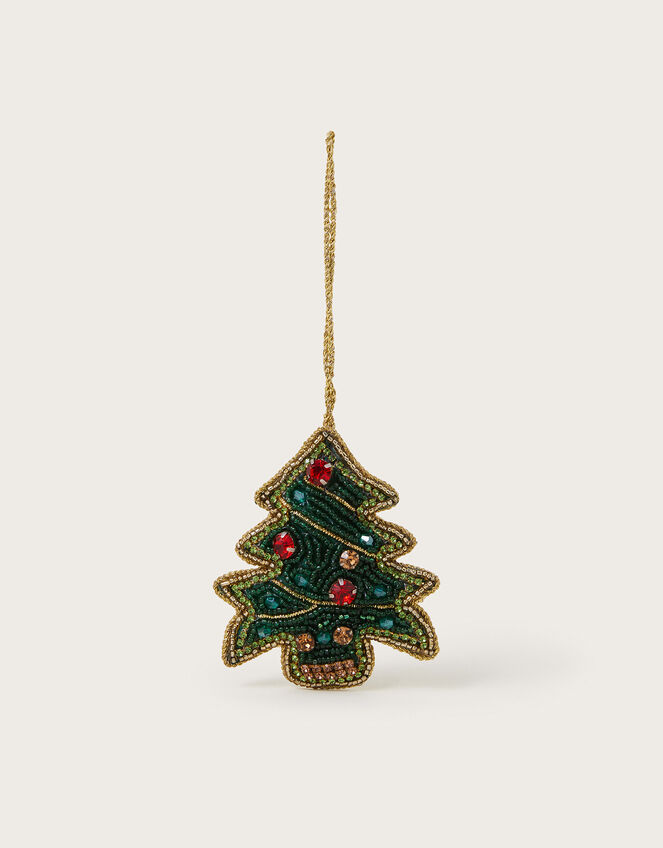 Embellished Christmas Tree Hanging Decoration, , large