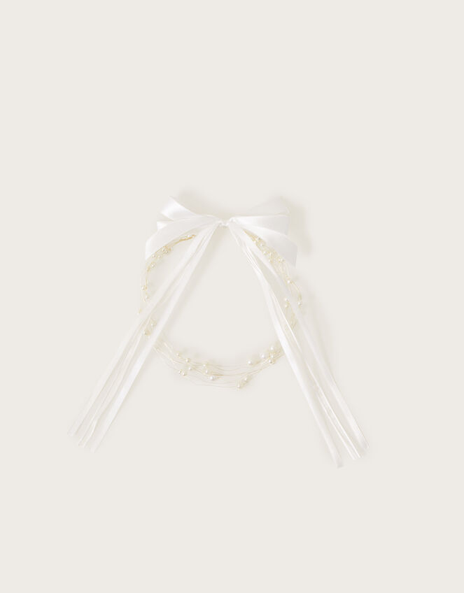Pearl Ribbon Tassel Garland , , large