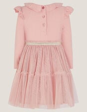 Baby Embroidered Butterfly Disco Dress, Pink (PINK), large