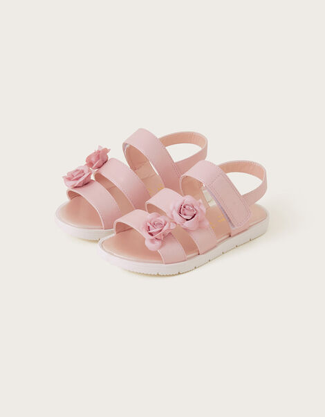 Rose Shimmer Sandals Pink, Pink (PINK), large