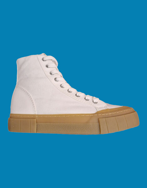 Good News High Top Trainers, White (WHITE), large