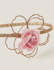 Rose Glitter Headband, , large
