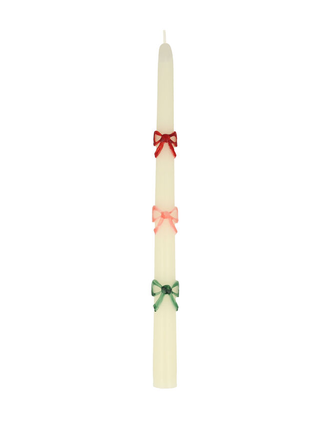 Meri Meri 2-Pack Bow Christmas Taper Candles, , large