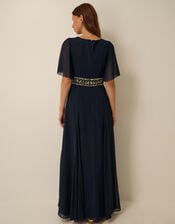 Sienna Embellished Maxi Dress, Blue (NAVY), large