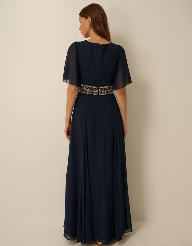 Sienna Embellished Maxi Dress, Blue (NAVY), large