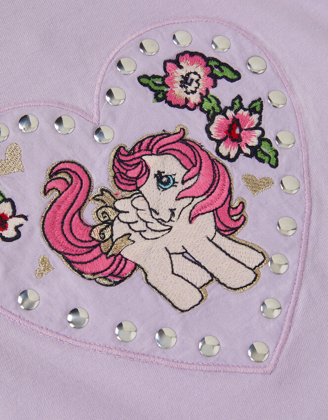 Monsoon x My Little Pony Embroidered T-Shirt, Purple (LILAC), large