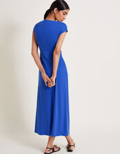 Jaya Jersey Maxi Dress, Blue (COBALT), large