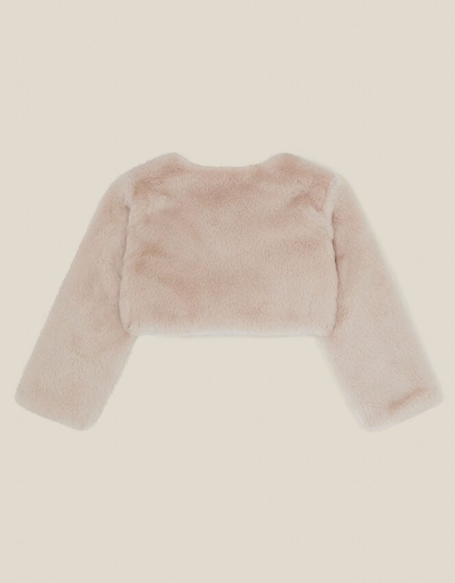 Baby Lara Faux Fur Jacket, Mink (MINK), large