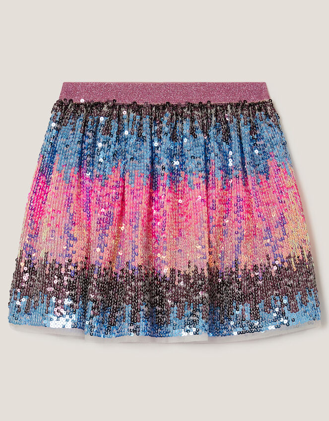 Ombr&eacute; Sequin Skirt, Multi (MULTI), large