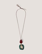 Organic Pendant Cord Necklace, , large