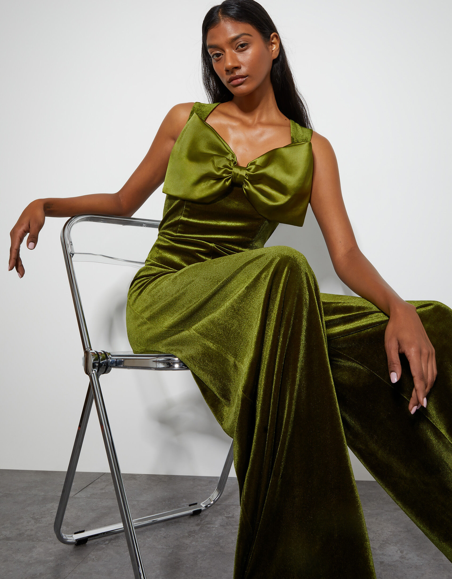 Monsoon green jumpsuit shop