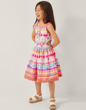 Sequin Embellished Flamingo Dress, Multi (MULTI), large