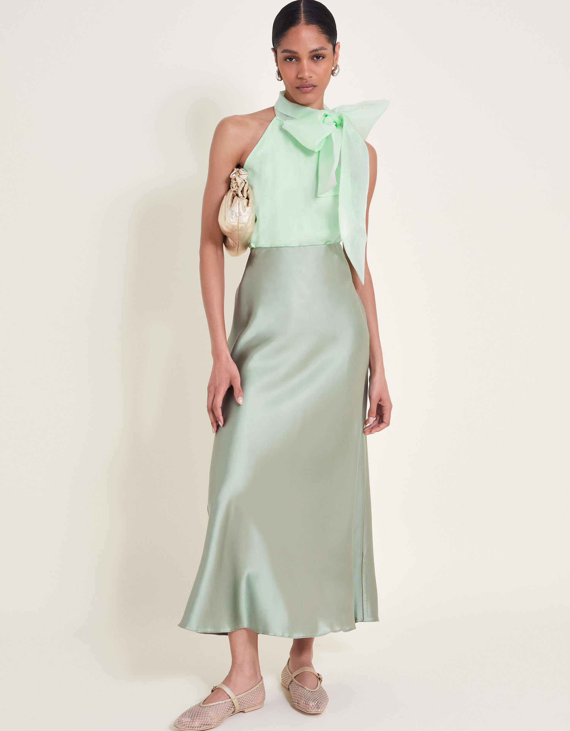 Vera Organza Top Green