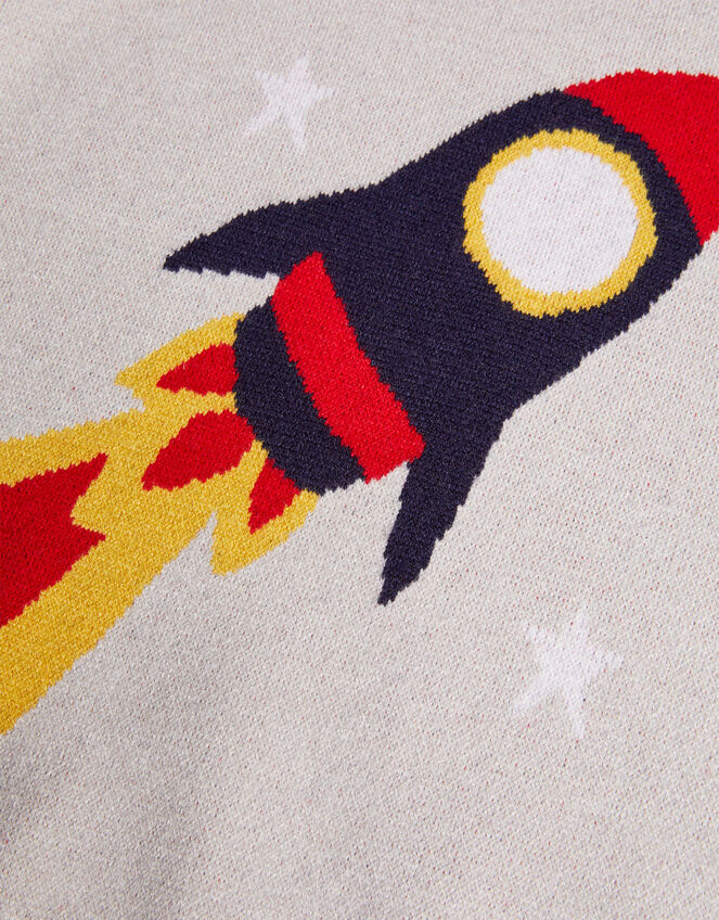 Rocket Knit Jumper, Grey (GREY), large
