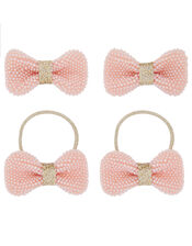 Pearly Bow Hair Accessory Set, , large