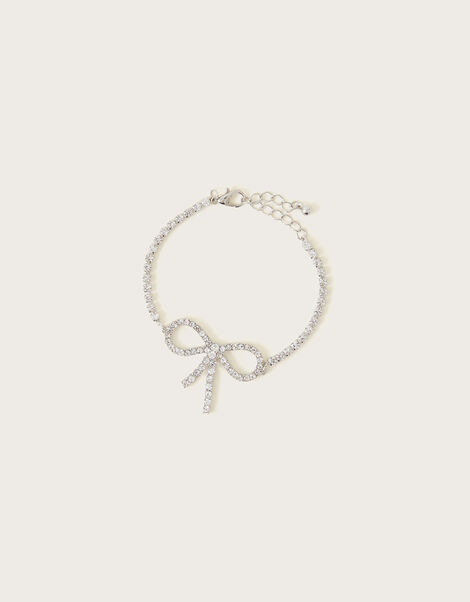 Crystal Bow Bracelet, , large