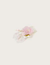 Artisan Floral Hair Clip, , large