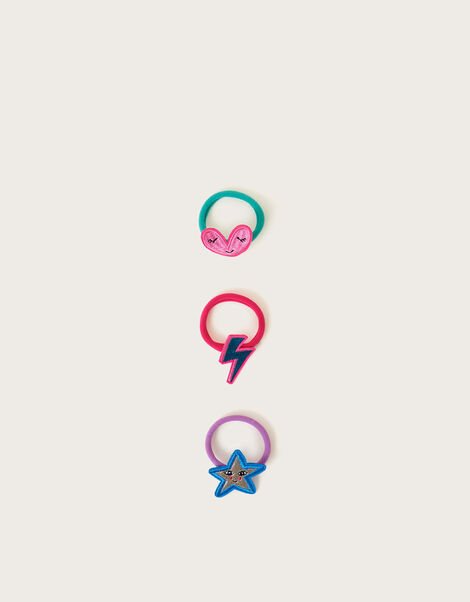 3-Pack Embroidered Hairbands, , large