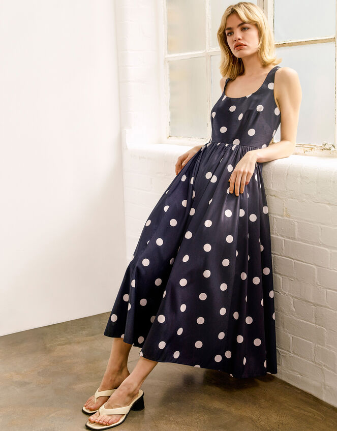 Sicily Fit and Flare Midi Dress Black | Evening Dresses | Monsoon 