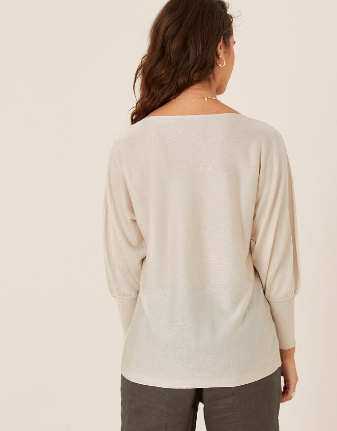 Sari Slash Neck Jumper, Gold (GOLD), large