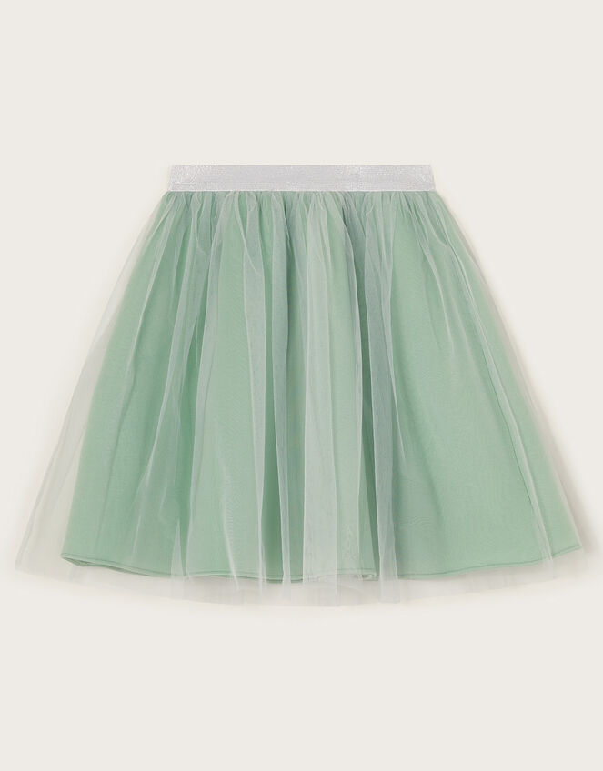 Layla 3D Petal Scuba Skirt, Green (GREEN), large