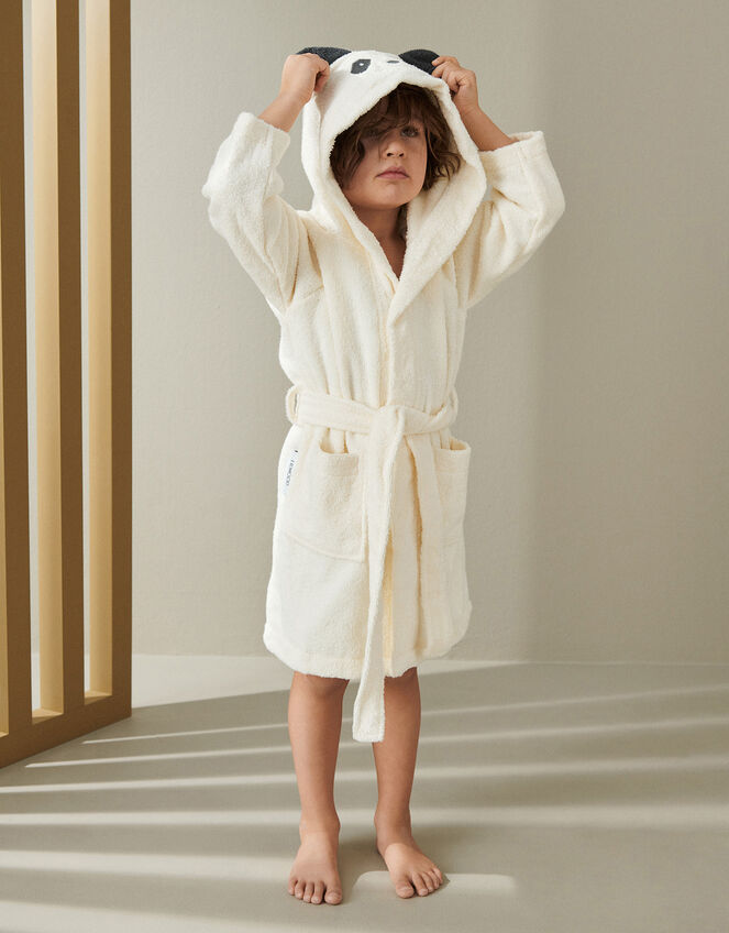 Liewood Lily Panda Bathrobe, Cream (CREAM), large