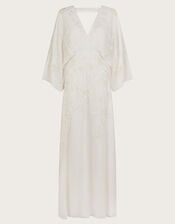 Camilla Embroidered Maxi Wedding Dress, Ivory (IVORY), large