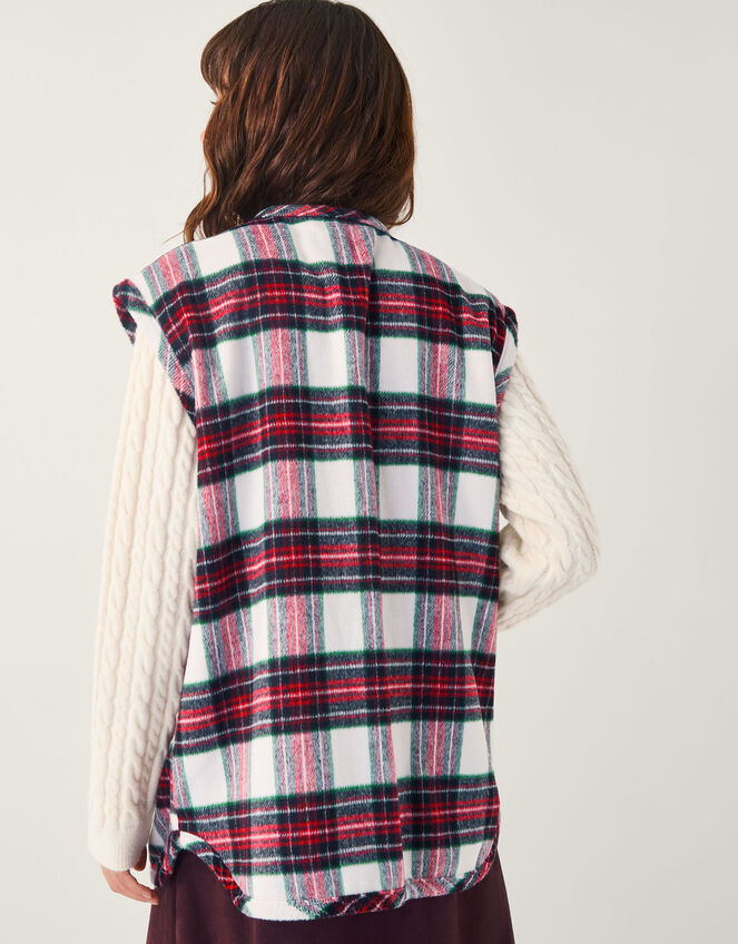 Monsoon x Sarah Corbett-Winder Tartan Vest, Red (RED), large