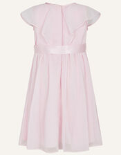 Baby Sequin Cape Sleeve Dress , Pink (PINK), large