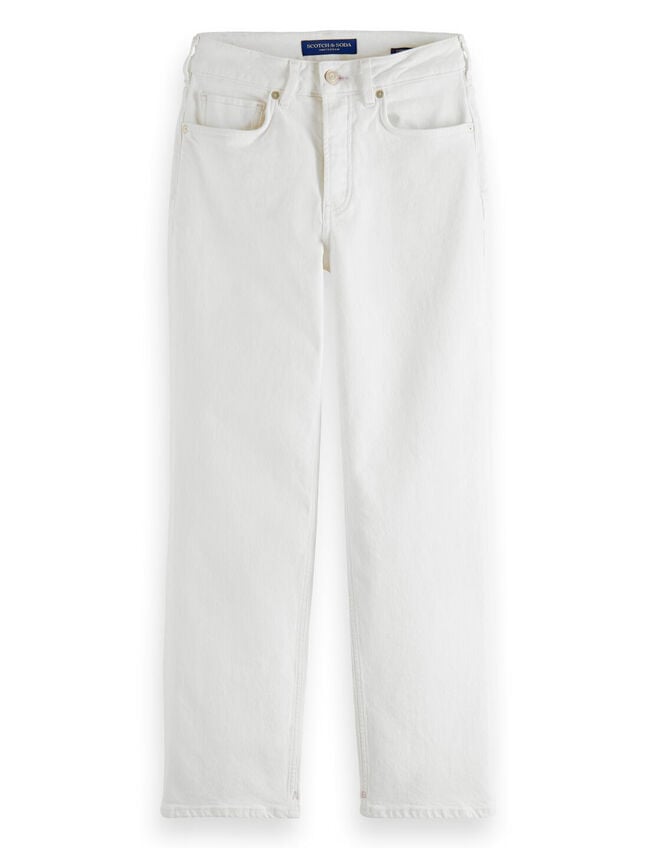 Scotch and Soda Sky Straight Jeans Regular Length, White (WHITE), large