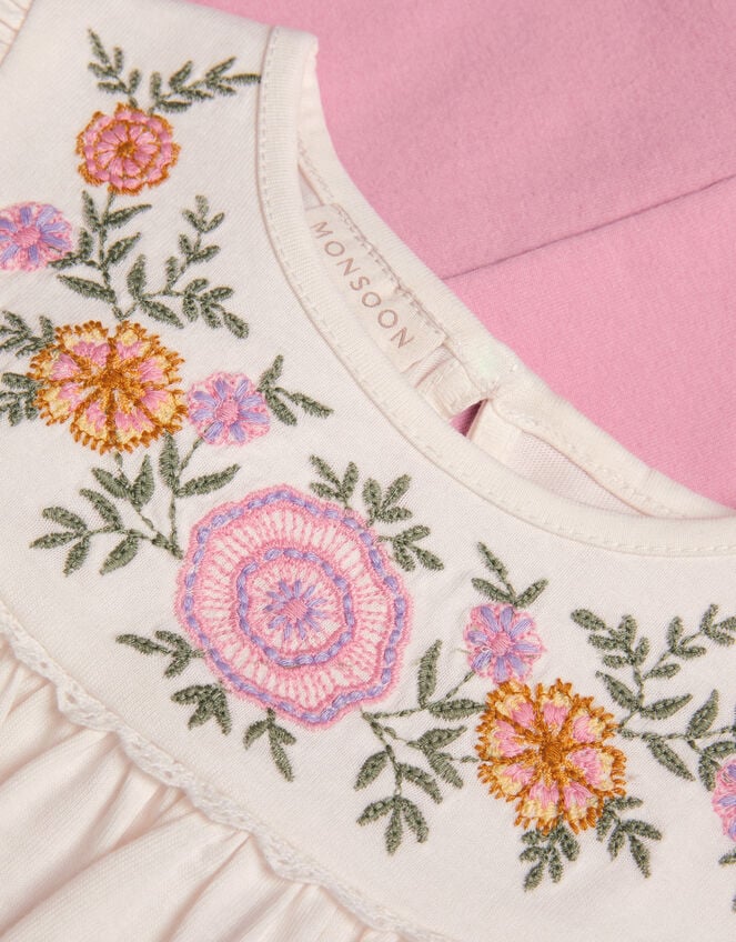 Baby Embroidered Tunic and Leggings Set, Pink (PINK), large