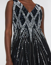 Marnie Embellished Maxi Dress, Black (BLACK), large