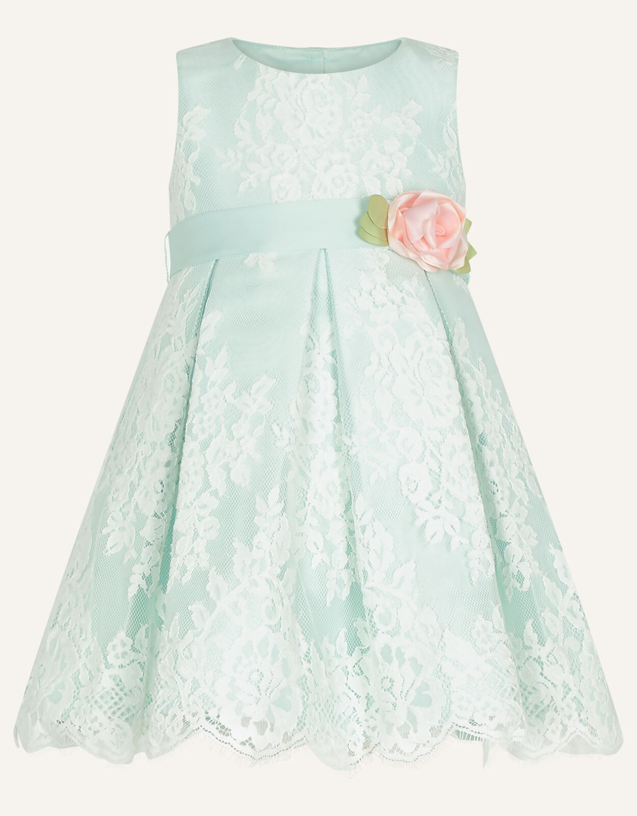 Baby Lola Lace Corsage Dress Green