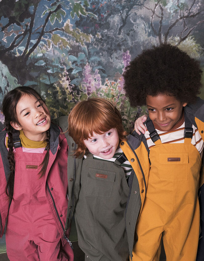 Töastie All Season Waterproof Dungarees, Pink (PINK), large