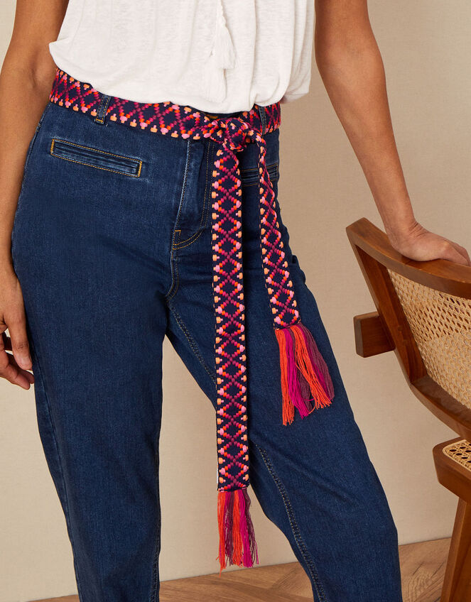Fabric Tape Fringe Trim Belt , , large