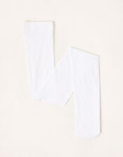 Butterfly Glitter Baroque Tights, White (WHITE), large